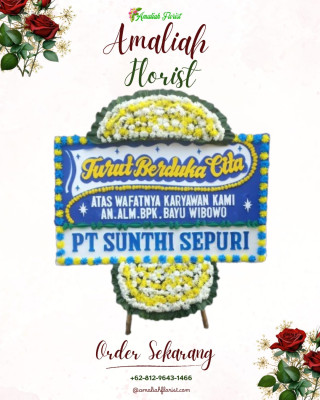 Papan Bunga Duka di Sei Mati