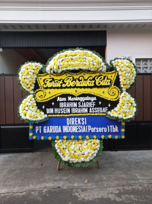 Papan Bunga Duka di Sei Mati