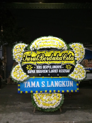 Papan Bunga Duka di Sei Mati