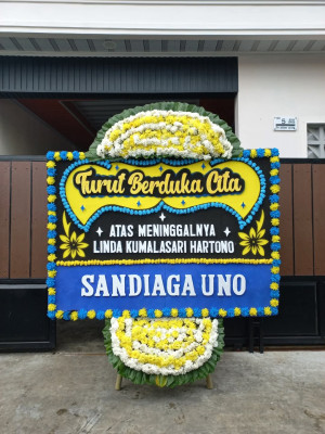 Papan Bunga Duka di Sei Mati